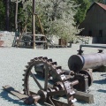 Pelton Wheel at a Mine Museum 